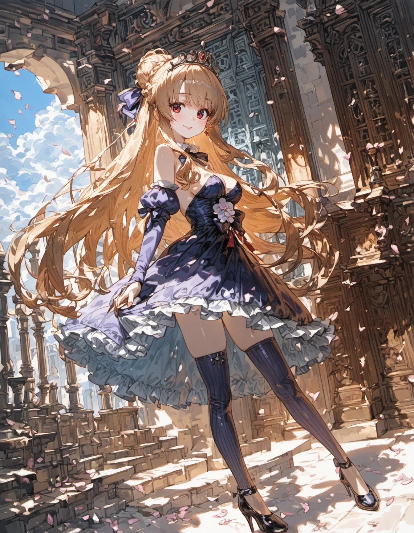 Princess in the Fallen Temple | の人気AIイラスト・グラビア