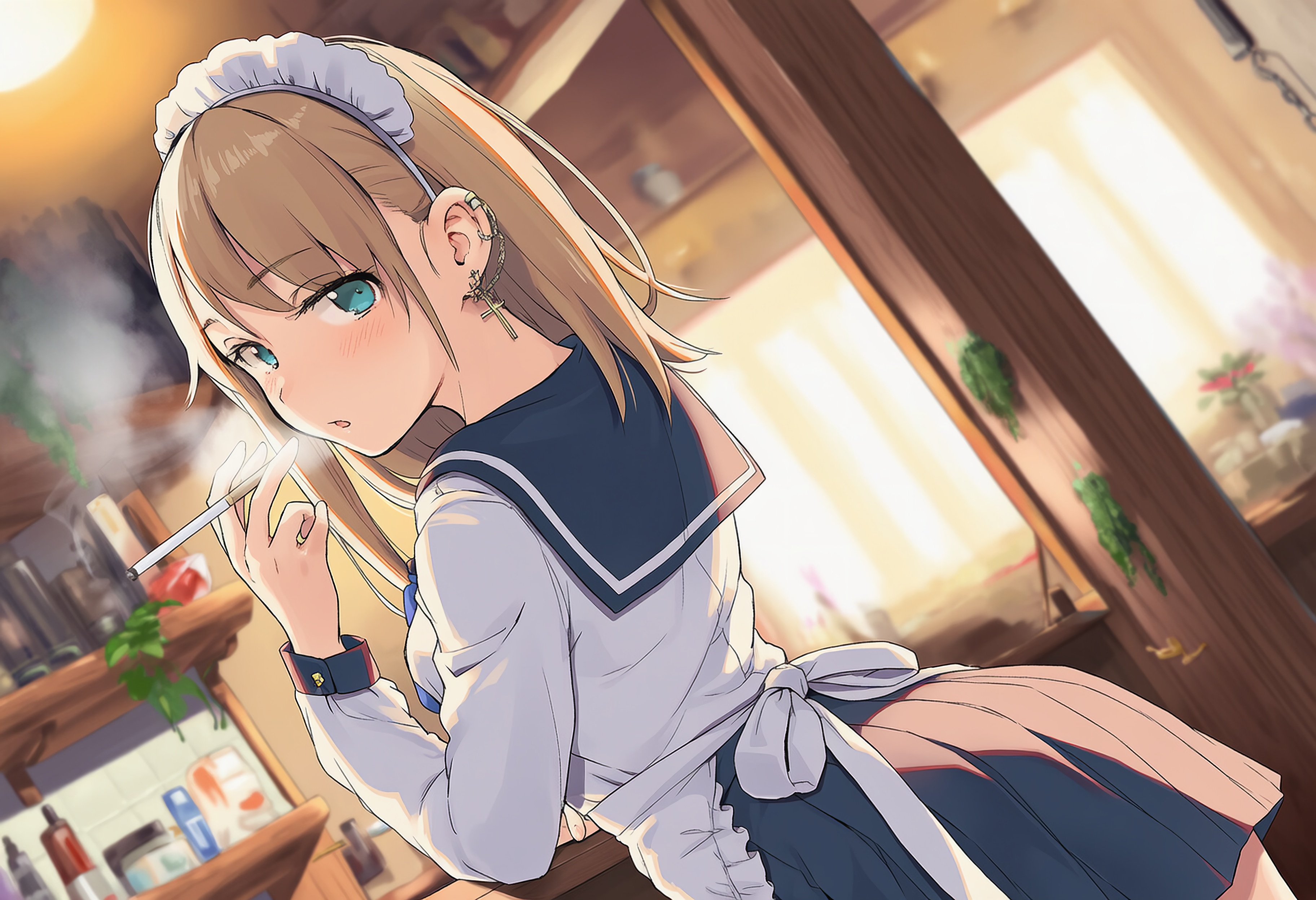 おれのうしろに音もたてずに立つようなまねはするな | の人気AIイラスト・グラビア