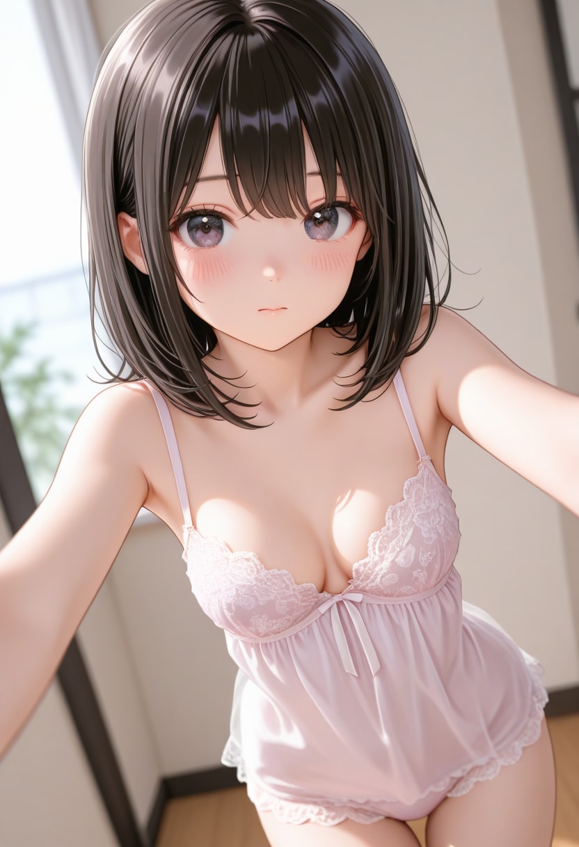 黒髪の美少女(R-15)(411)