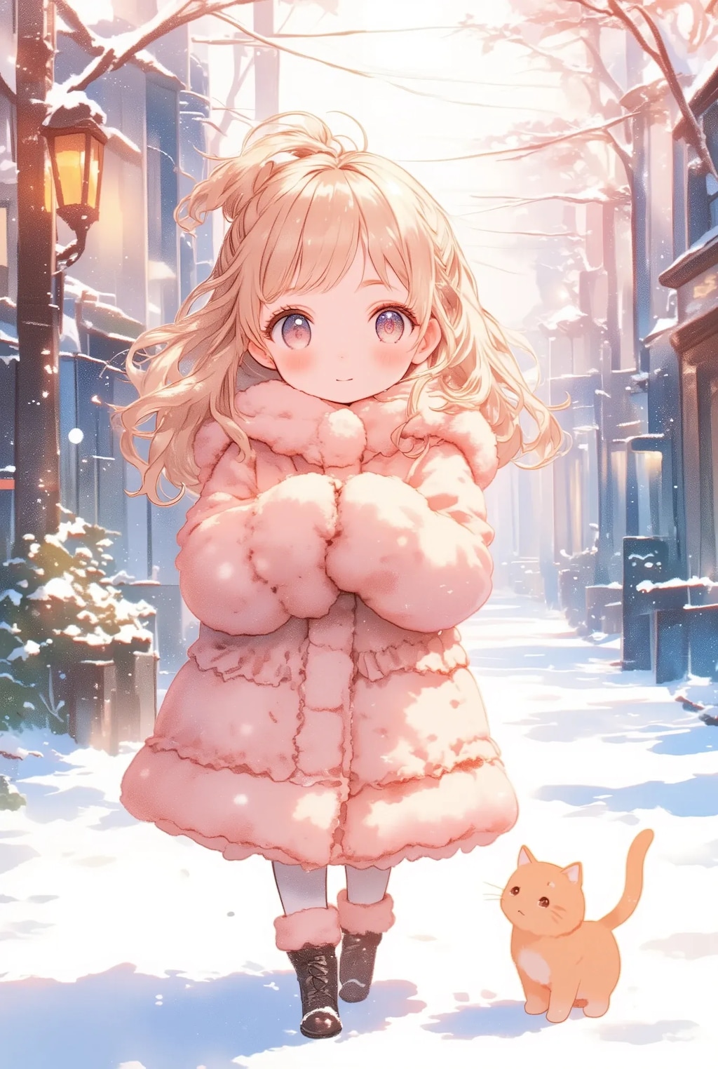 冬のもこもこフリフリちゃん