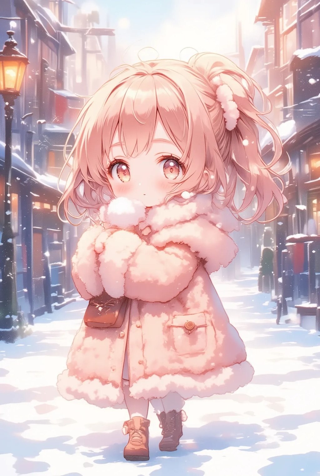 冬のもこもこフリフリちゃん