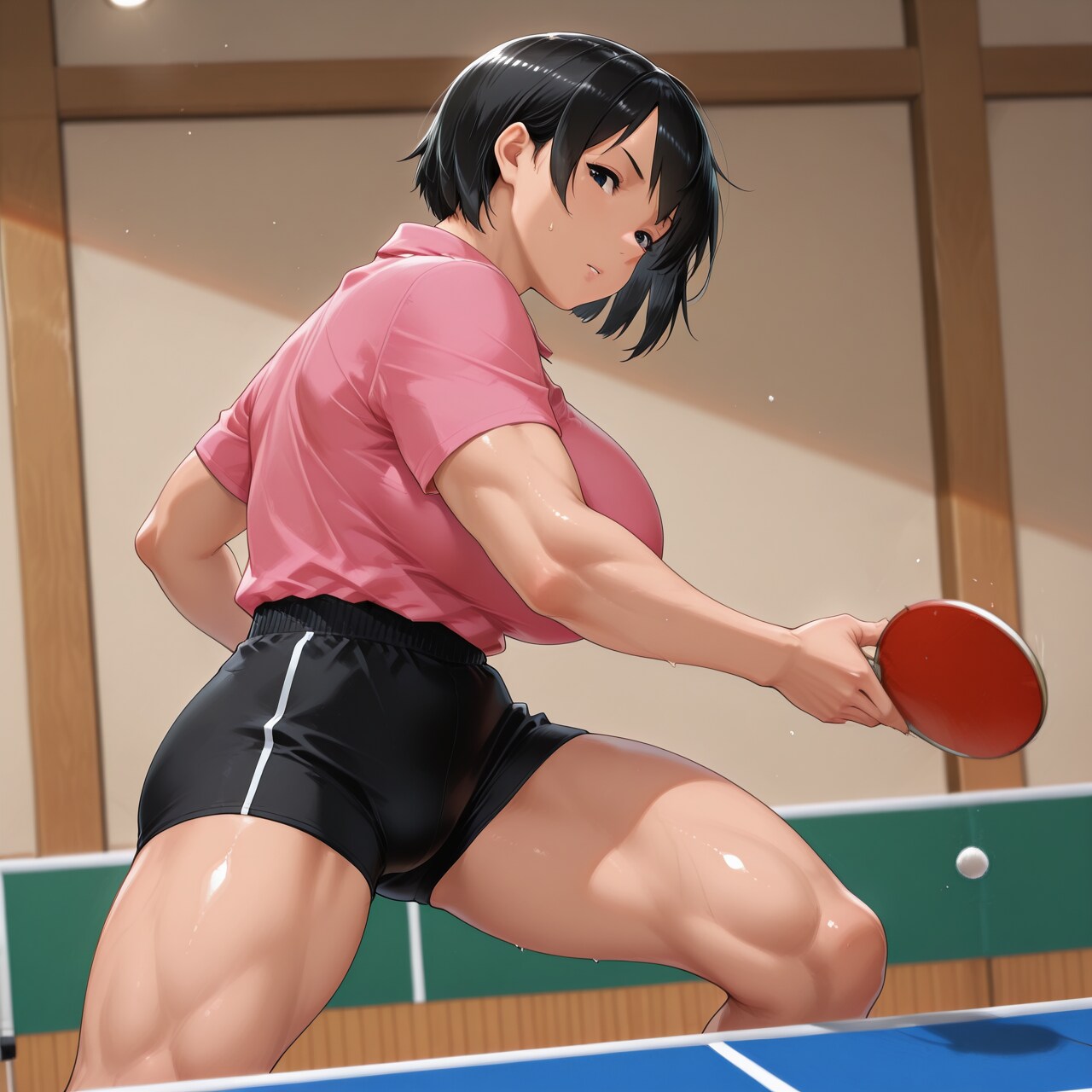 バックハンドドライブ