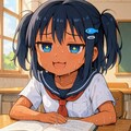 汗で教科書が濡れちゃったこなつちゃん 3枚目