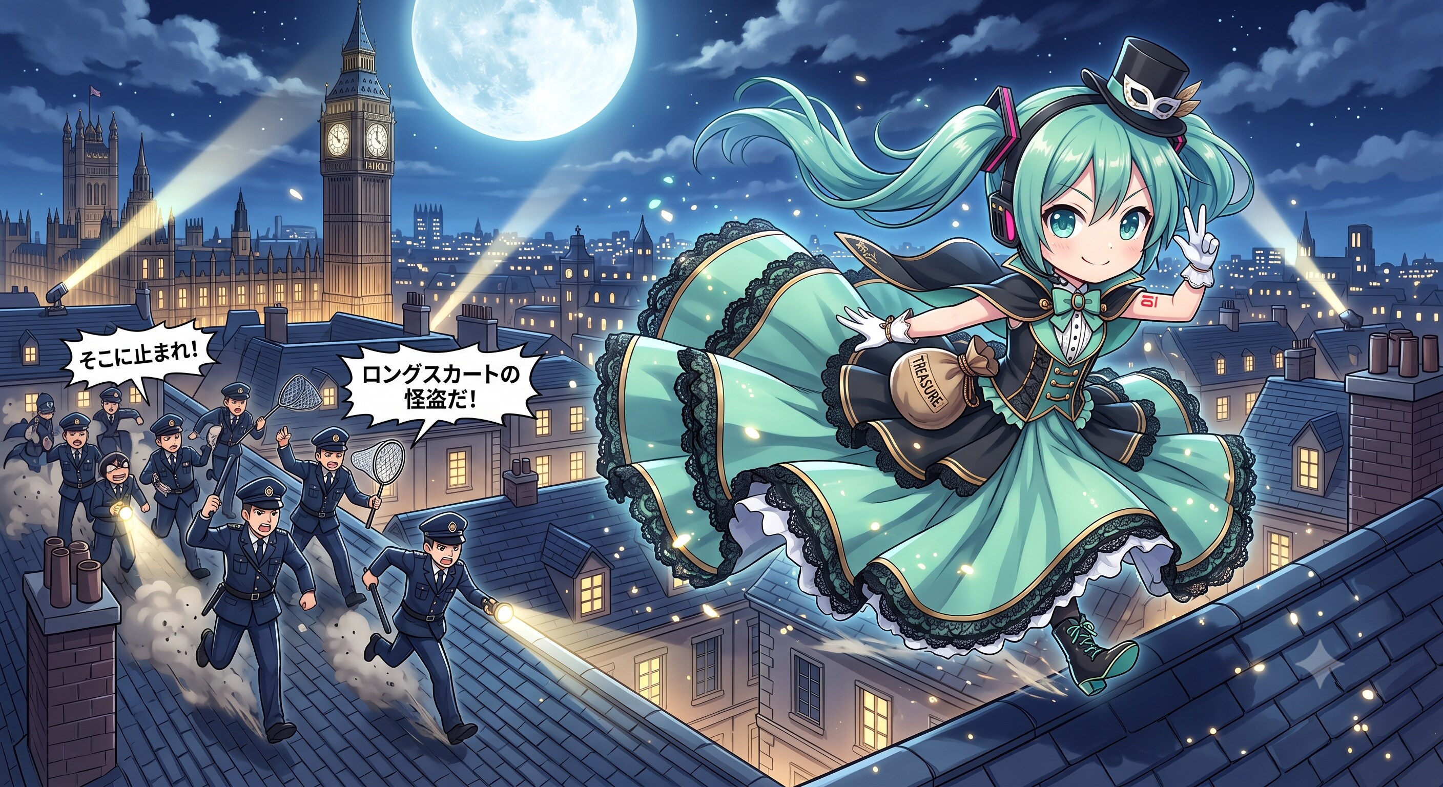 怪盗ミクさん✨