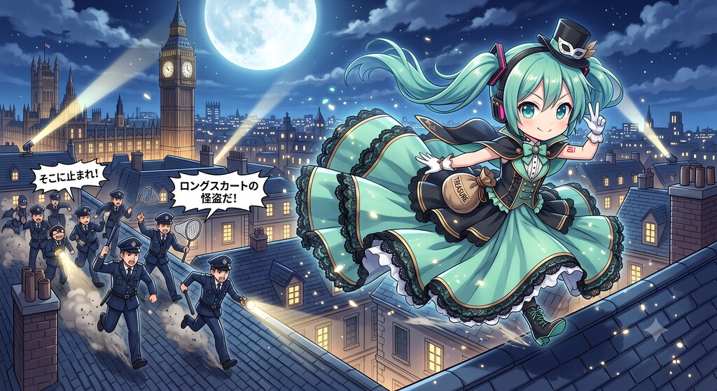 怪盗ミクさん✨