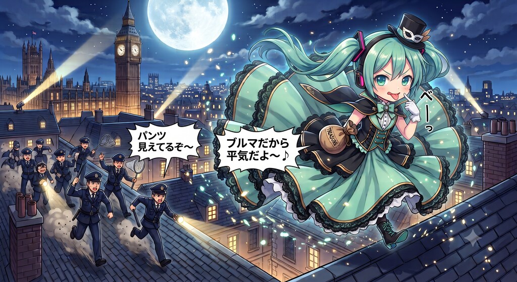 怪盗ミクさん✨