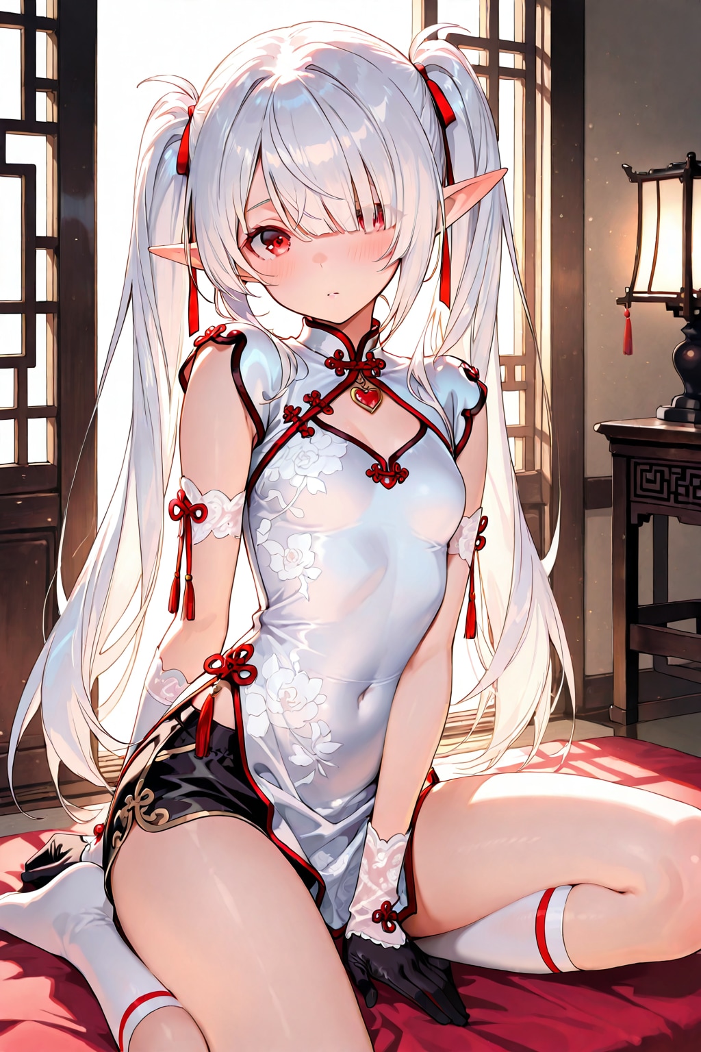 チャイナ服のシロネさん