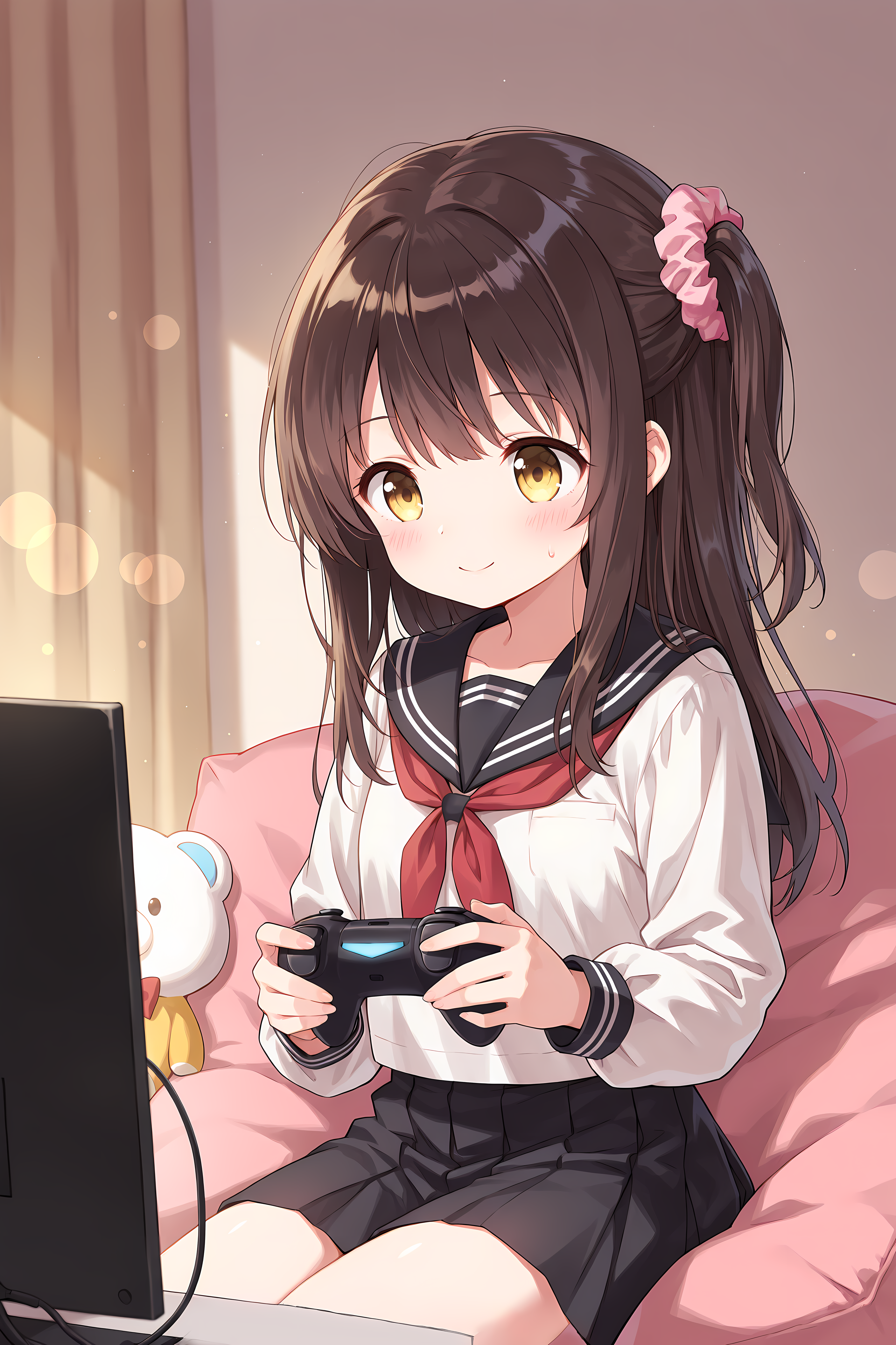よ～し、ゲームがんばるぞー！！ | の人気AIイラスト・グラビア