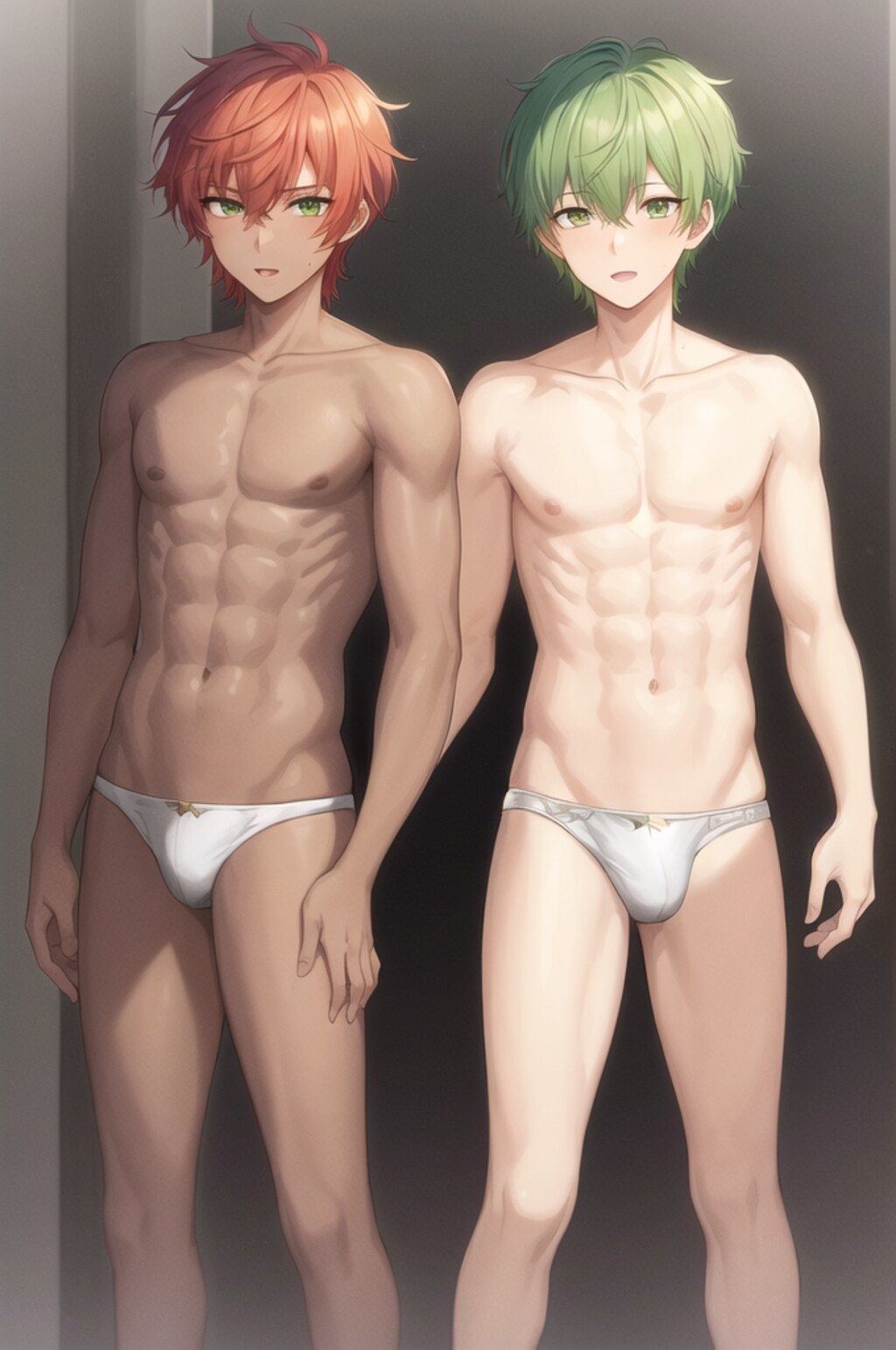 下着モデル撮影