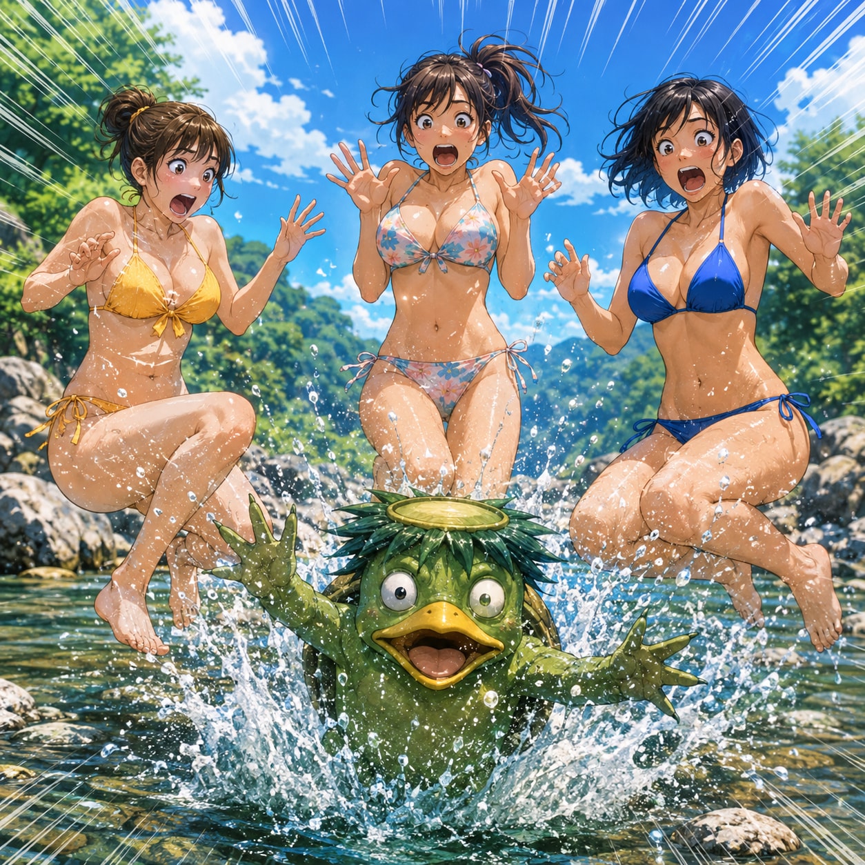 河童に遭遇