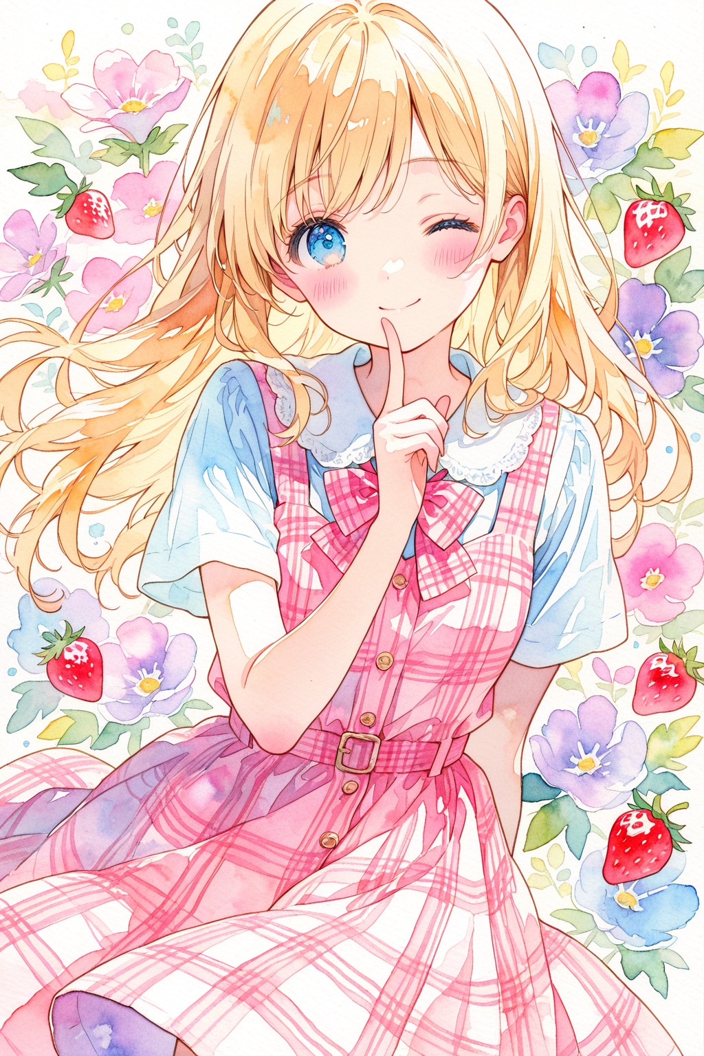 花とチェック