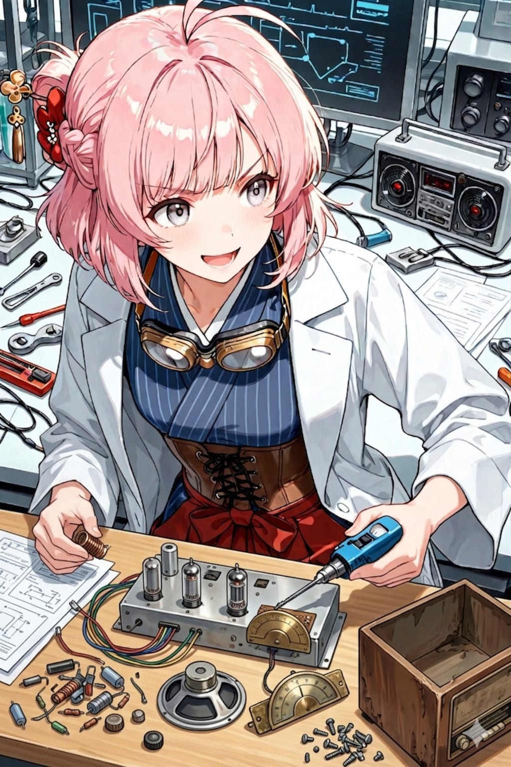 発明の日の発明家少女