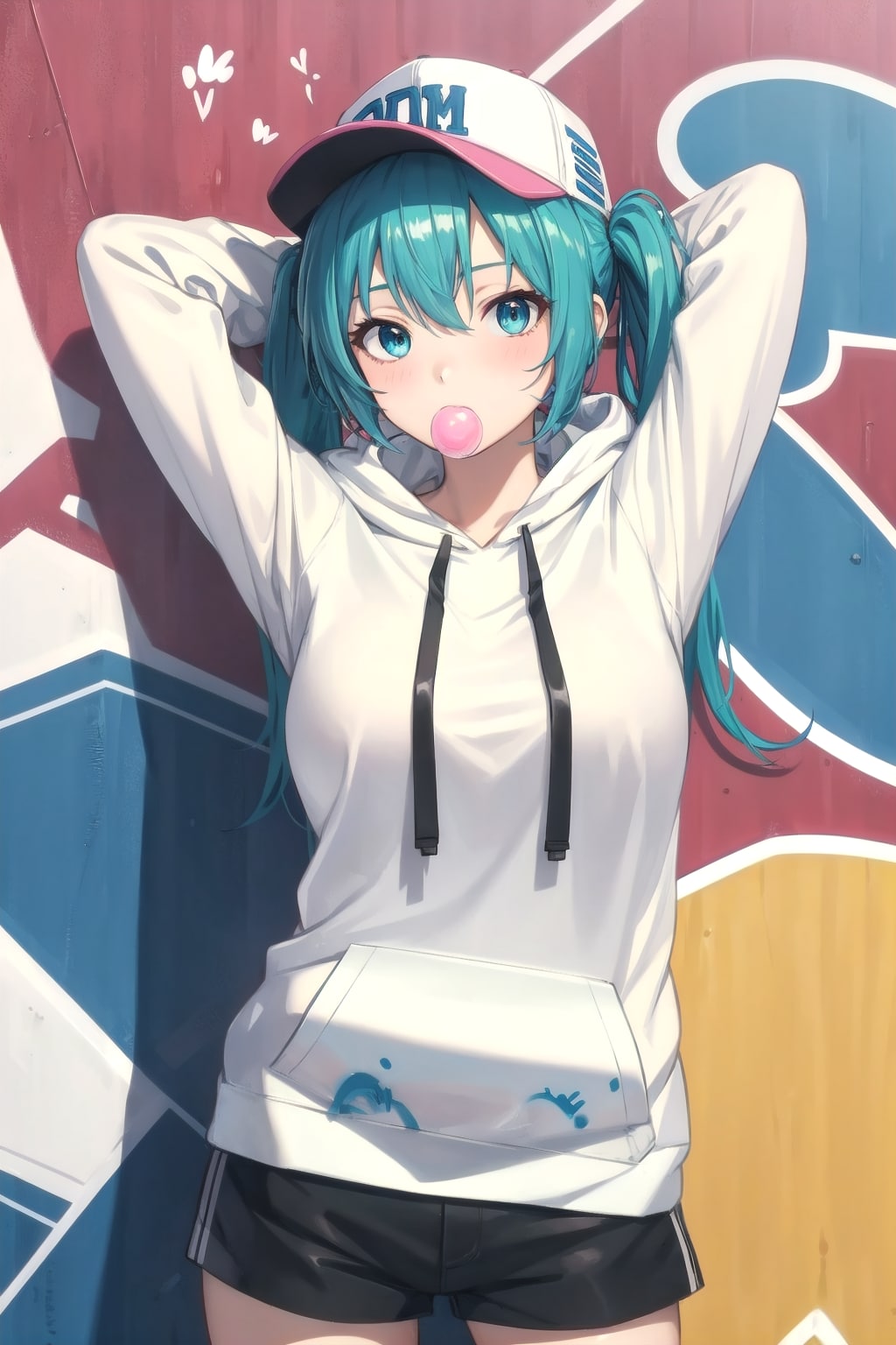 ストリート系ミク💙