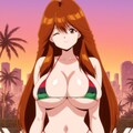 河合伊代菜×パン・アフリカンビキニ 6枚目