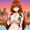 河合伊代菜×パン・アフリカンビキニ 5枚目
