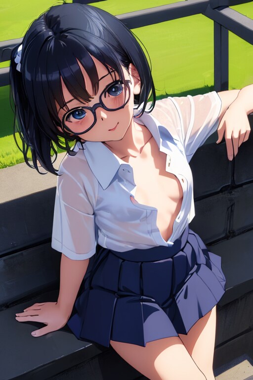 イラスト：煽る少女１