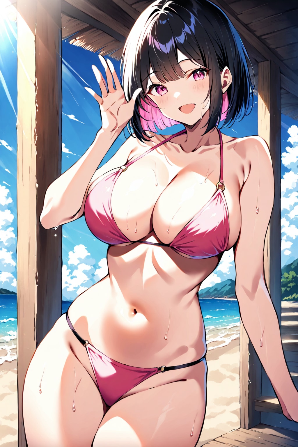 海!!