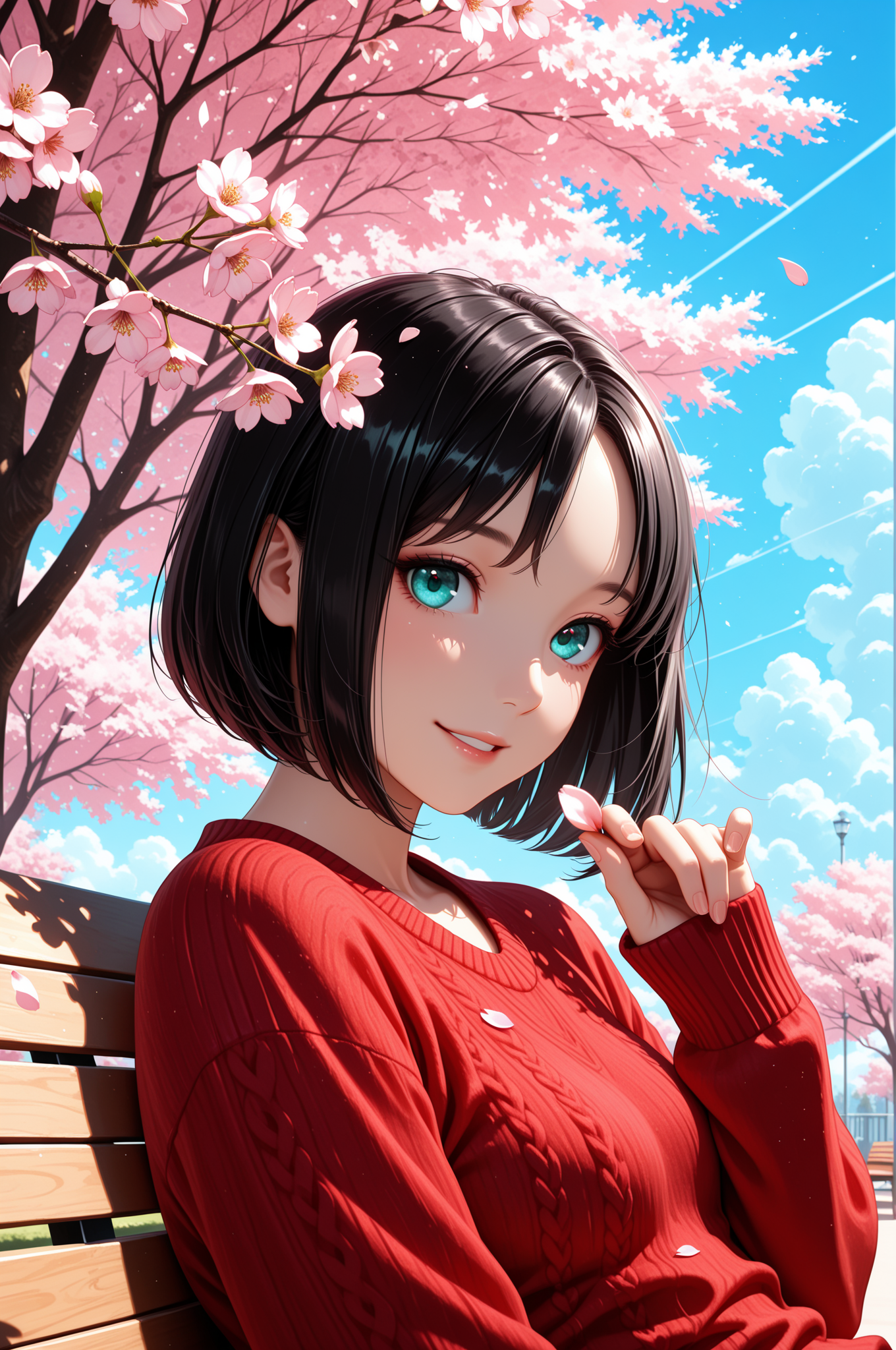 セミリアル練習　公園のあかりちゃん | の人気AIイラスト・グラビア