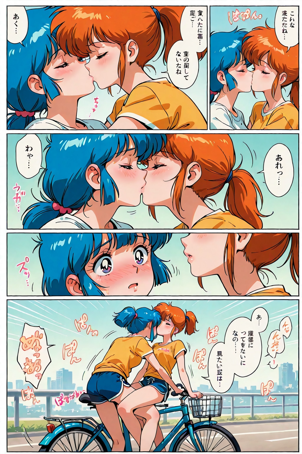 自転車で百合 漫画_BONSAI
