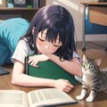居眠り 2枚目