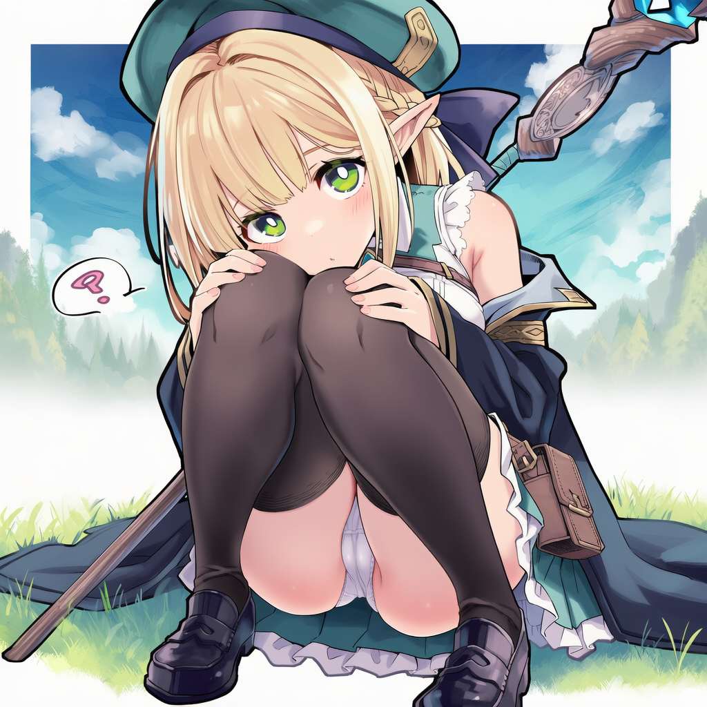 無防備エルフちゃん