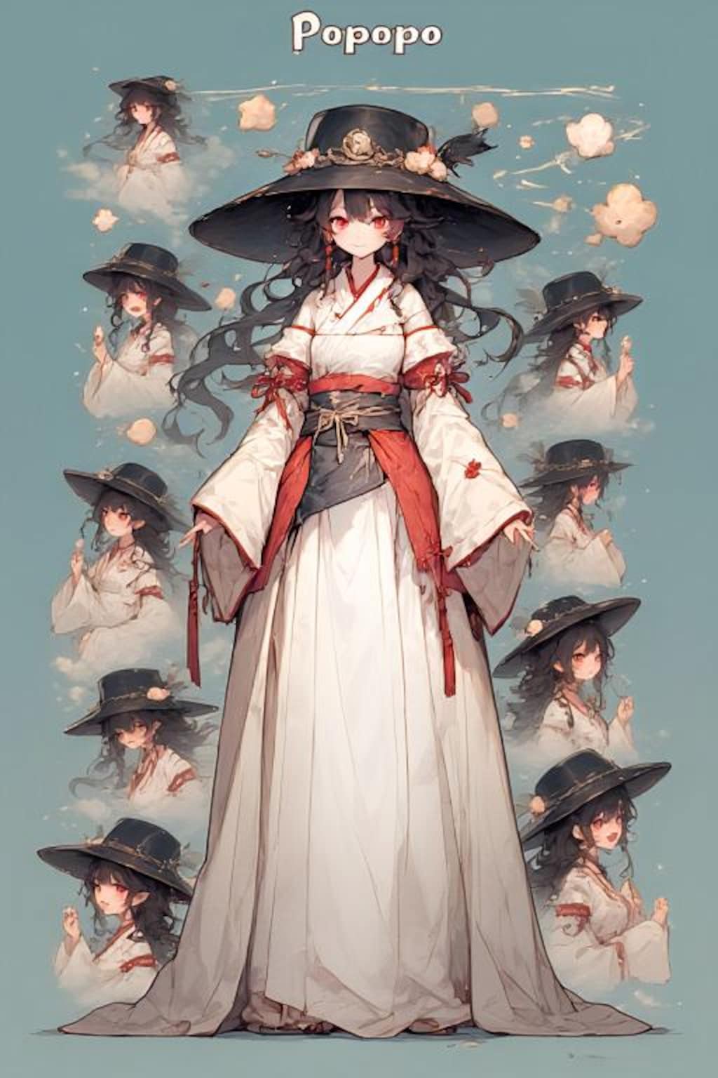 ポポポ　色々なモデルで生成