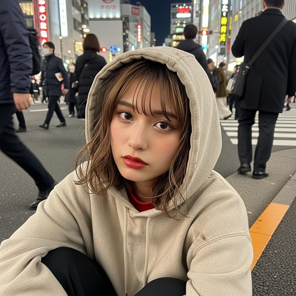 雑踏の中で、、、