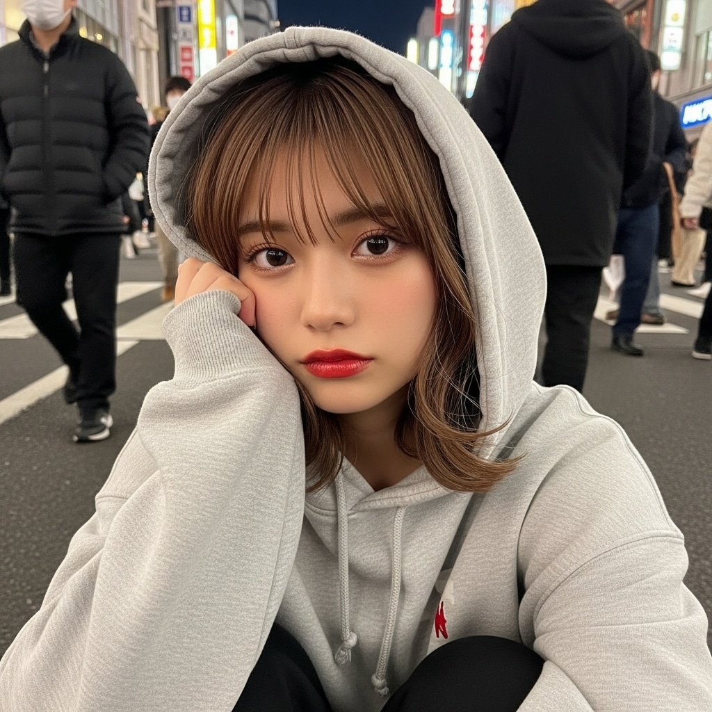 雑踏の中で、、、