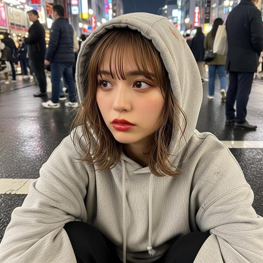 雑踏の中で、、、