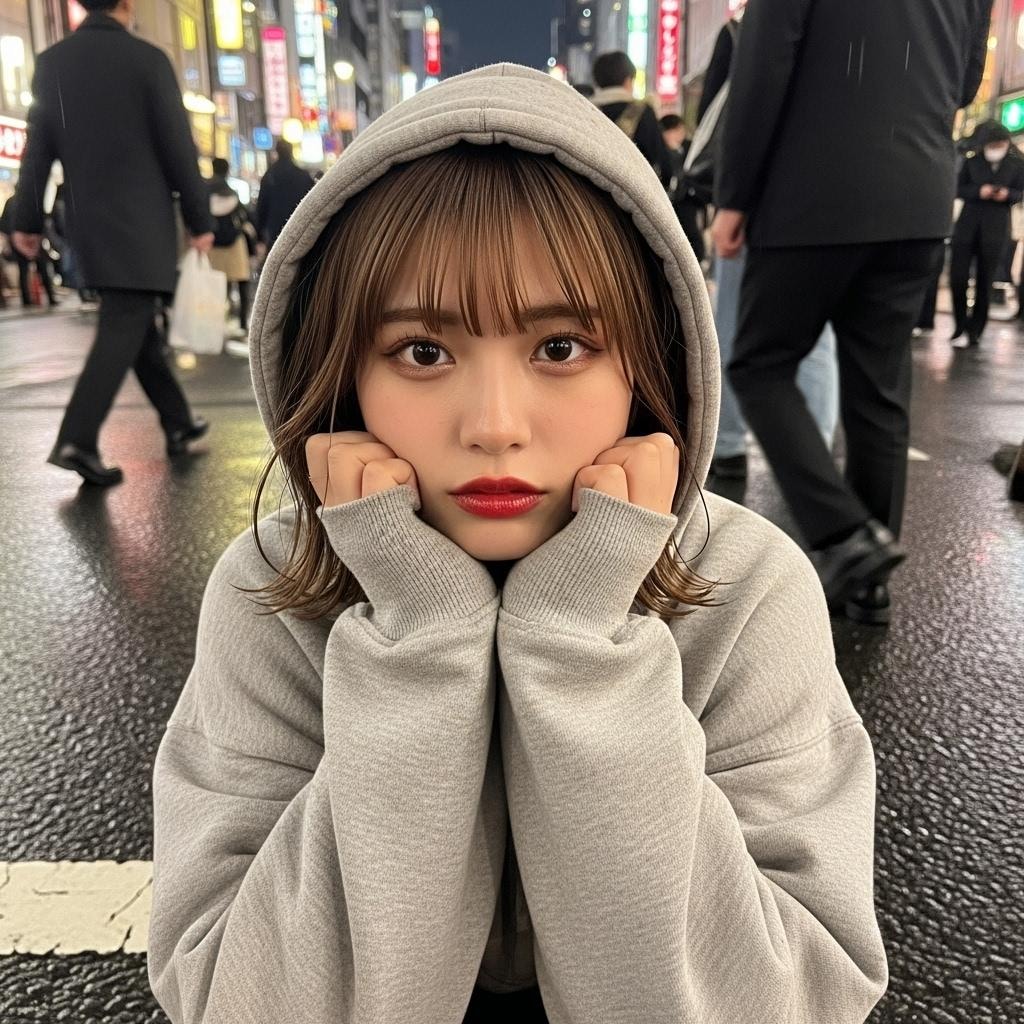 雑踏の中で、、、