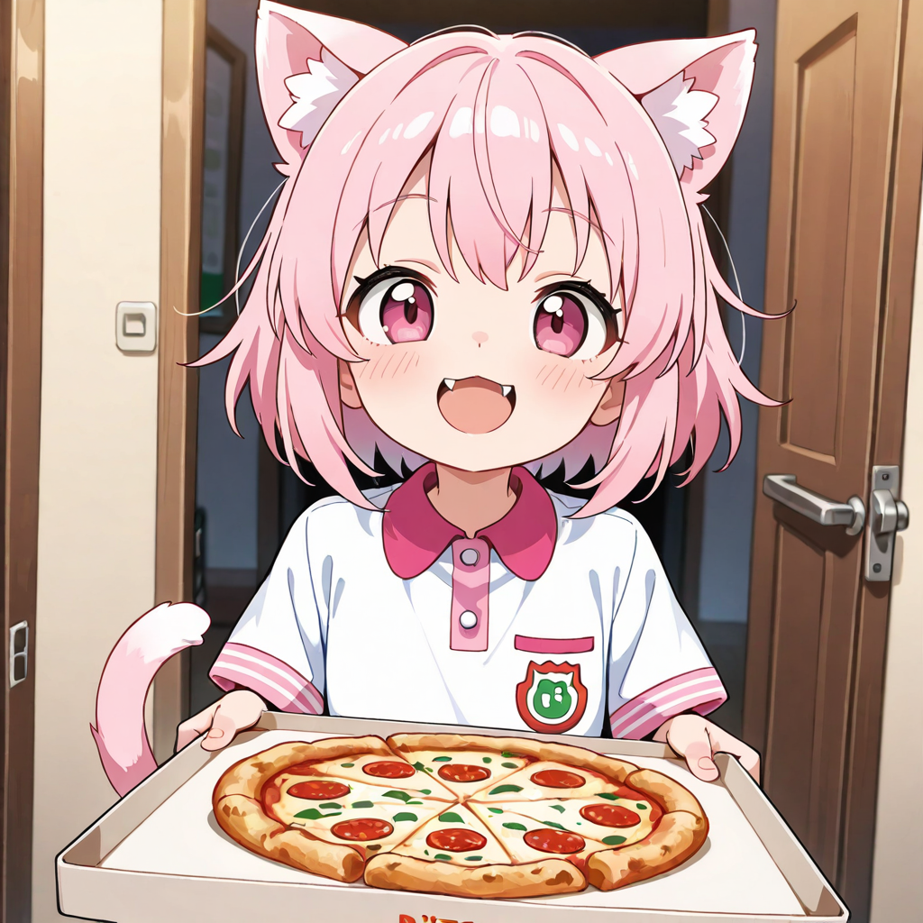 おはにゃんにゃ～ん♡【今日は宅配ピザの日】
