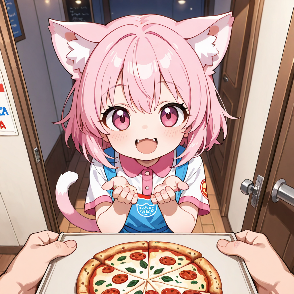 おはにゃんにゃ～ん♡【今日は宅配ピザの日】