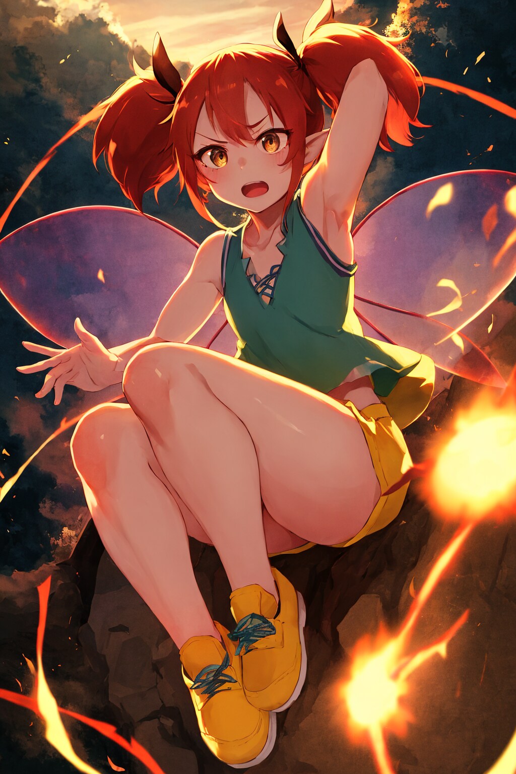 OC - 赤毛の不機嫌そうな妖精