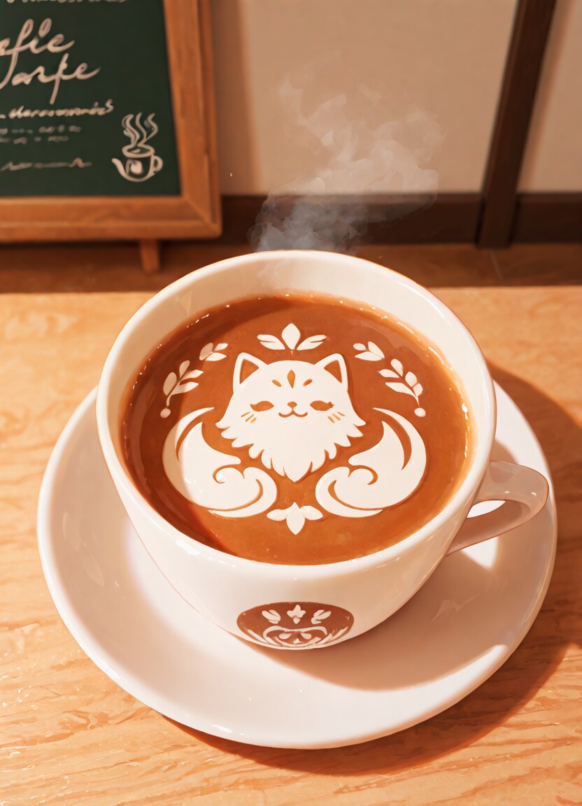 ラテアート | の人気AIイラスト・グラビア