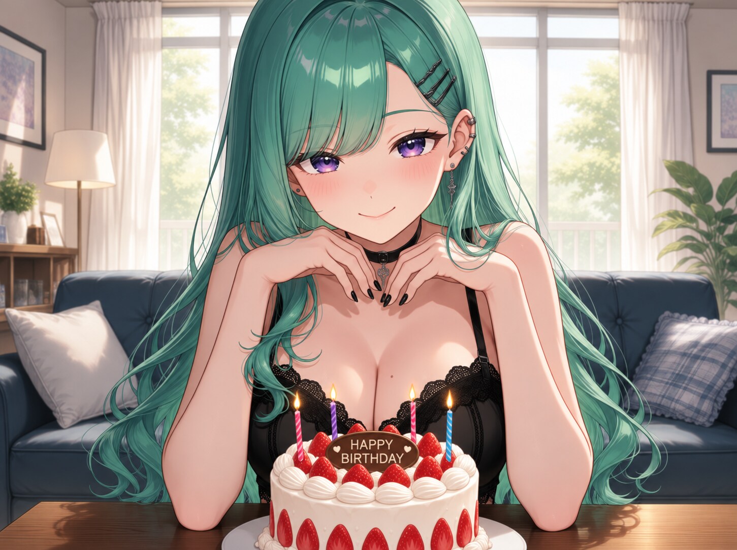 【八雲べに】べに3誕生日おめでと～ | の人気AIイラスト・グラビア
