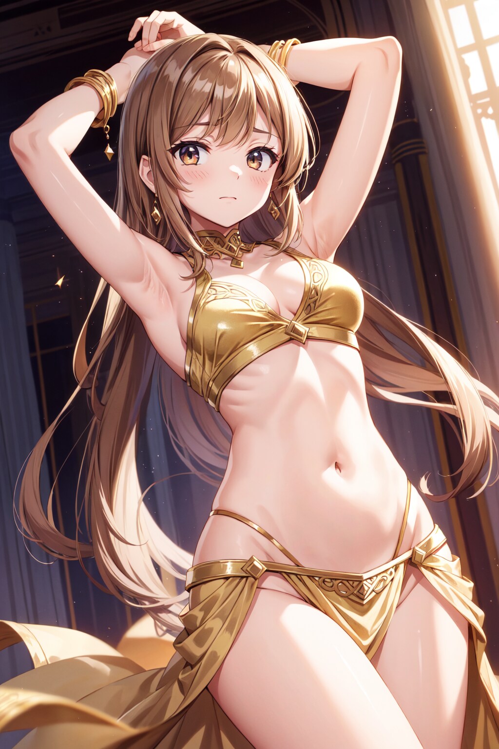 宮殿お抱えの踊り子