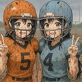 🏈泥まみれの女子アメフト 147 5枚目