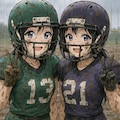 🏈泥まみれの女子アメフト 147 12枚目