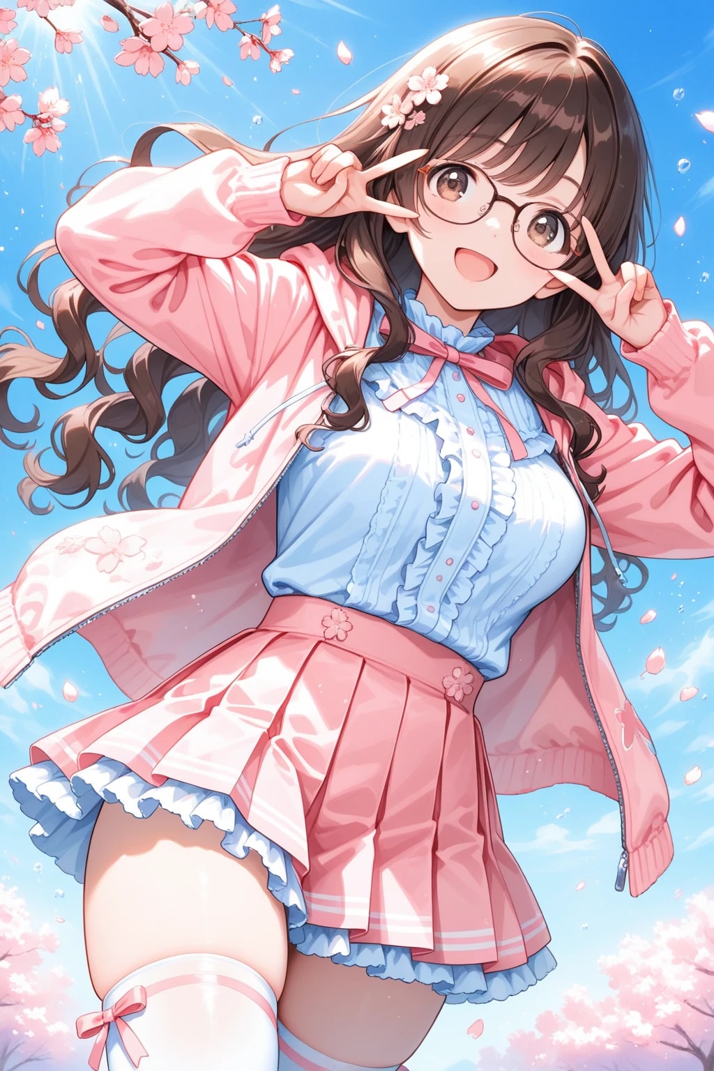 三つ編みをほどいて