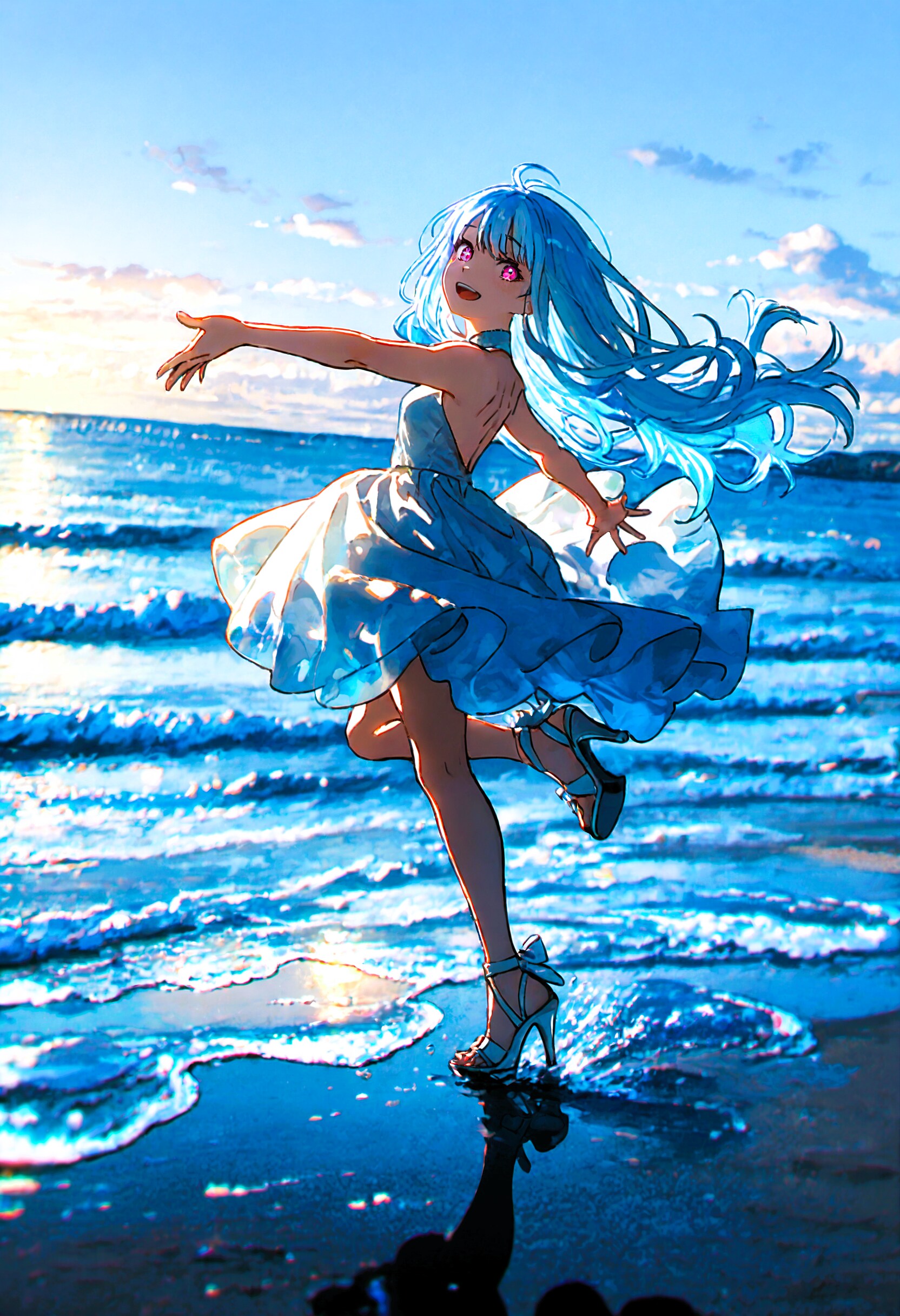 blue ocean | の人気AIイラスト・グラビア