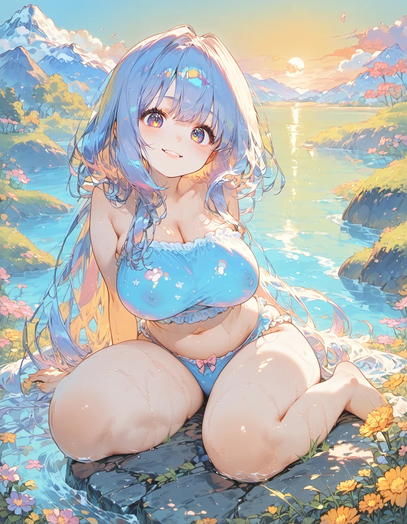 Bathing in the Golden Hour