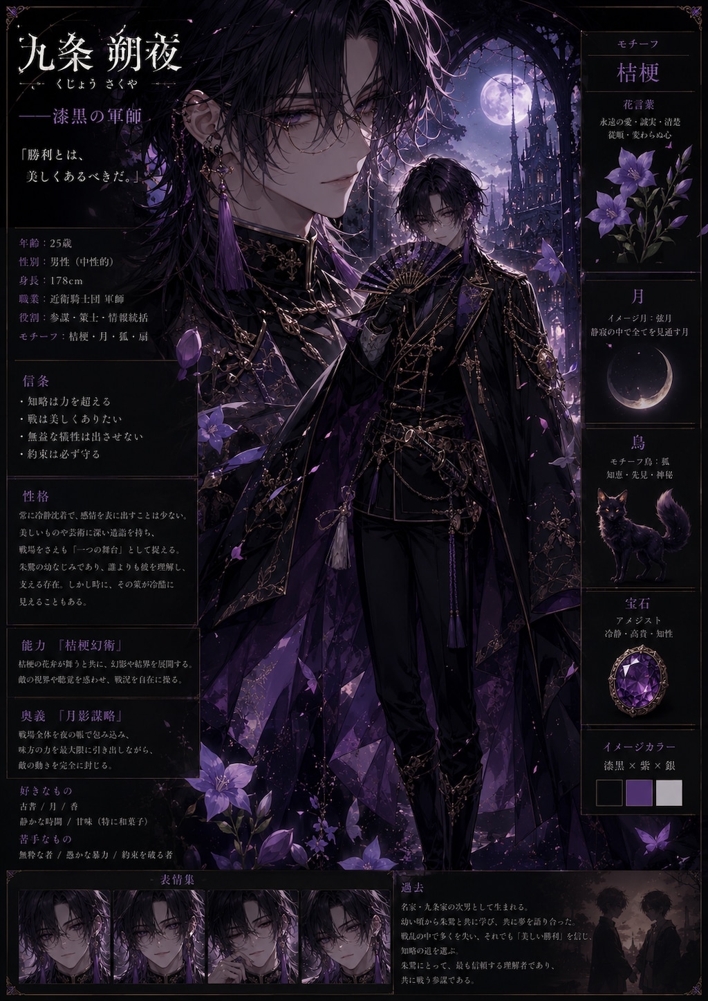 楽曲擬人化 #02　九条朔夜
