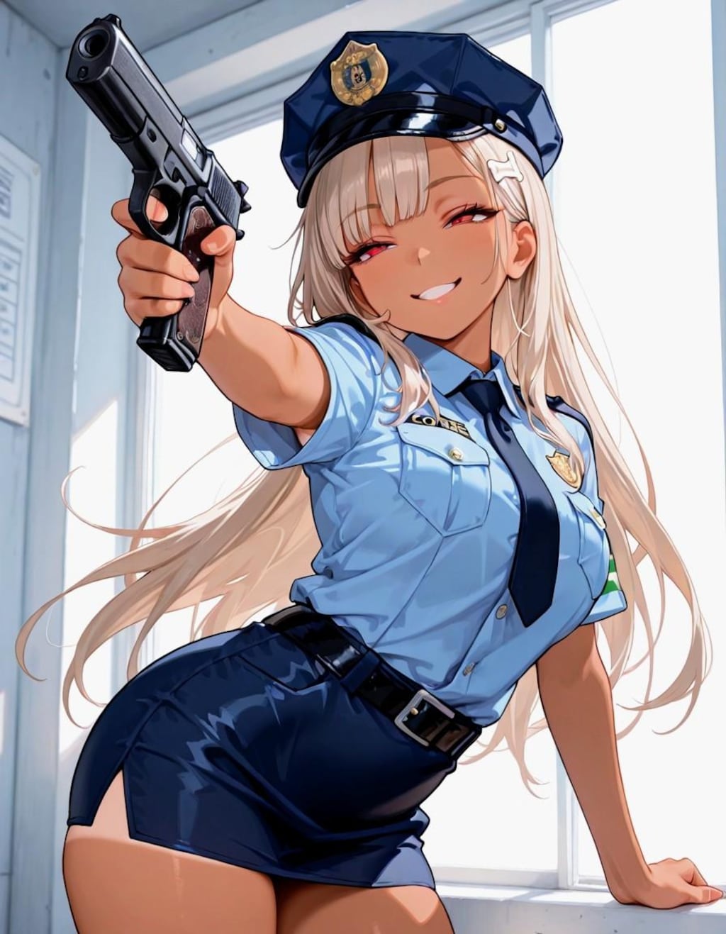 ミニスカおにくちゃん🍖ポリス🚨