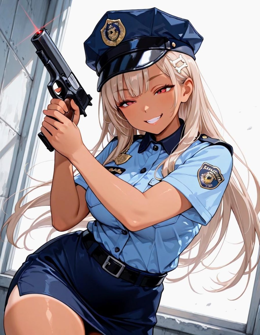 ミニスカおにくちゃん🍖ポリス🚨