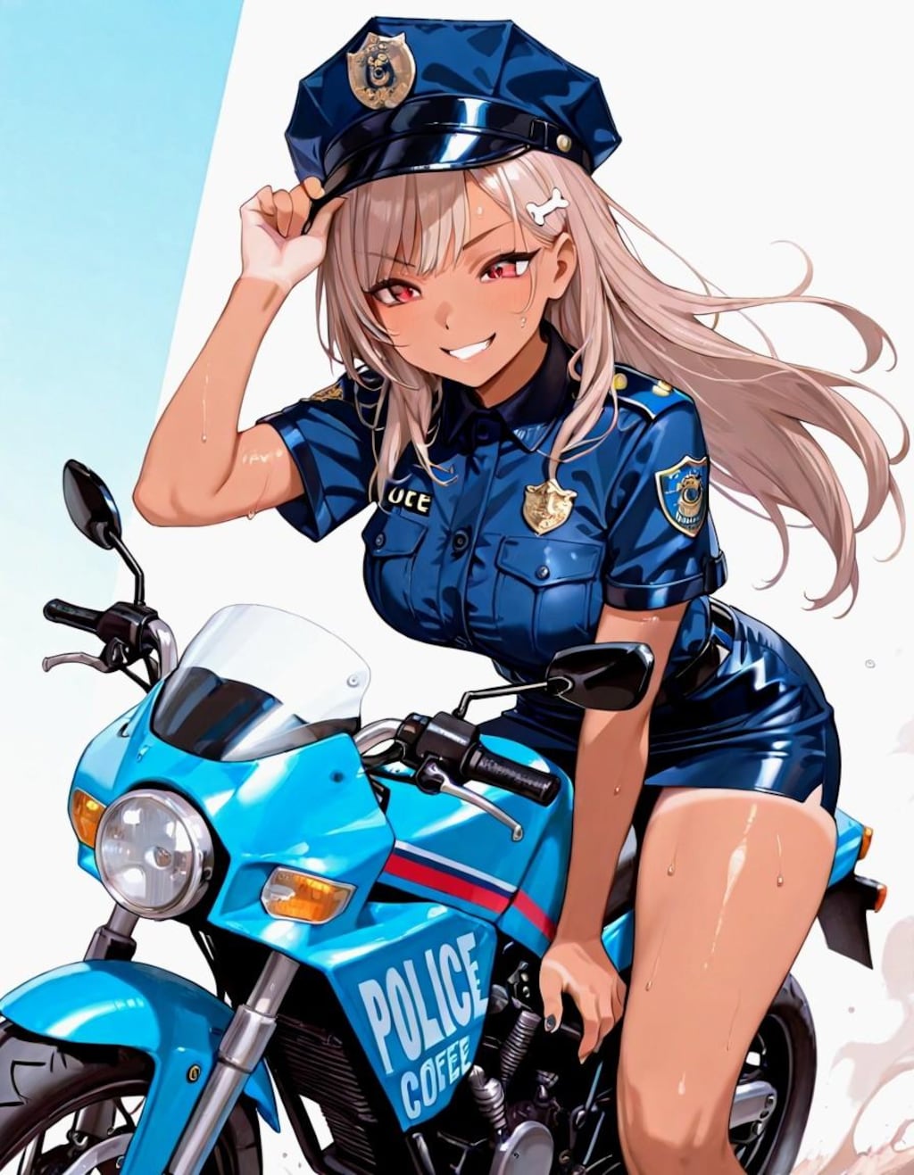 ミニスカおにくちゃん🍖ポリス🚨