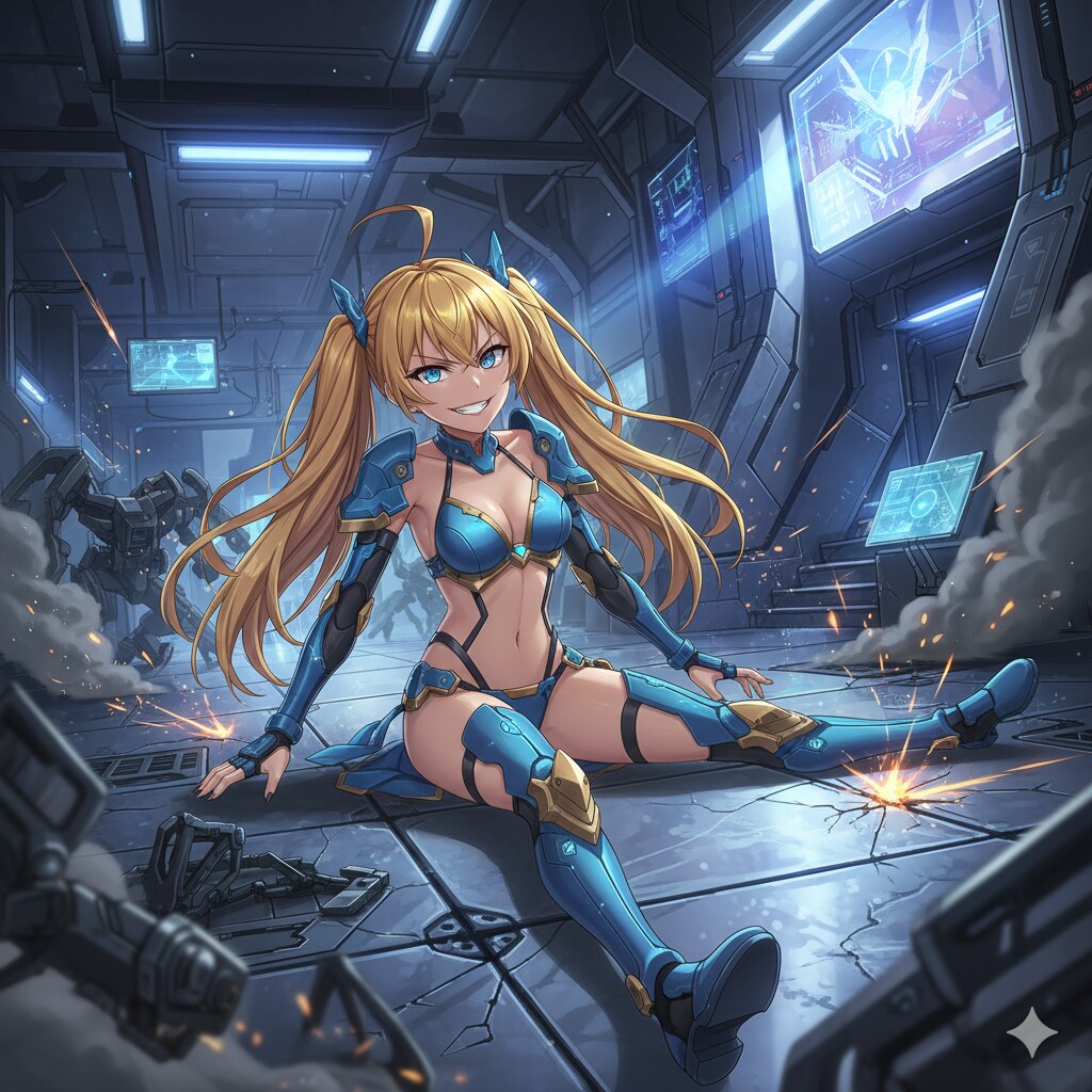 サイバービキニアーマーな女の子1