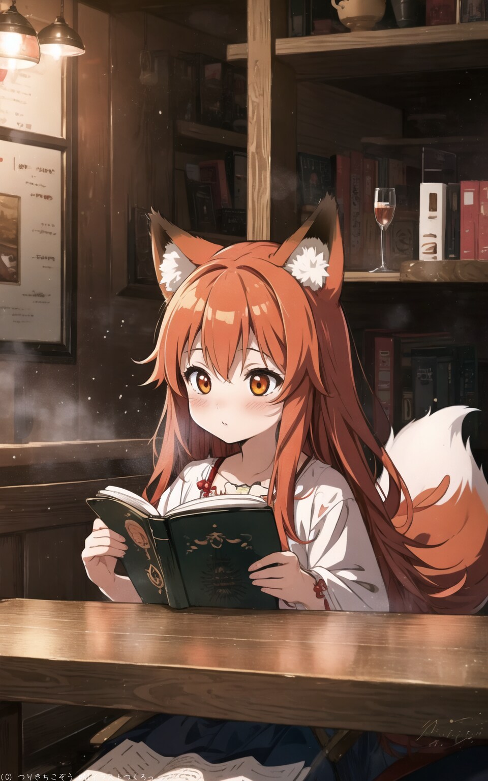 読書中の茜音さん