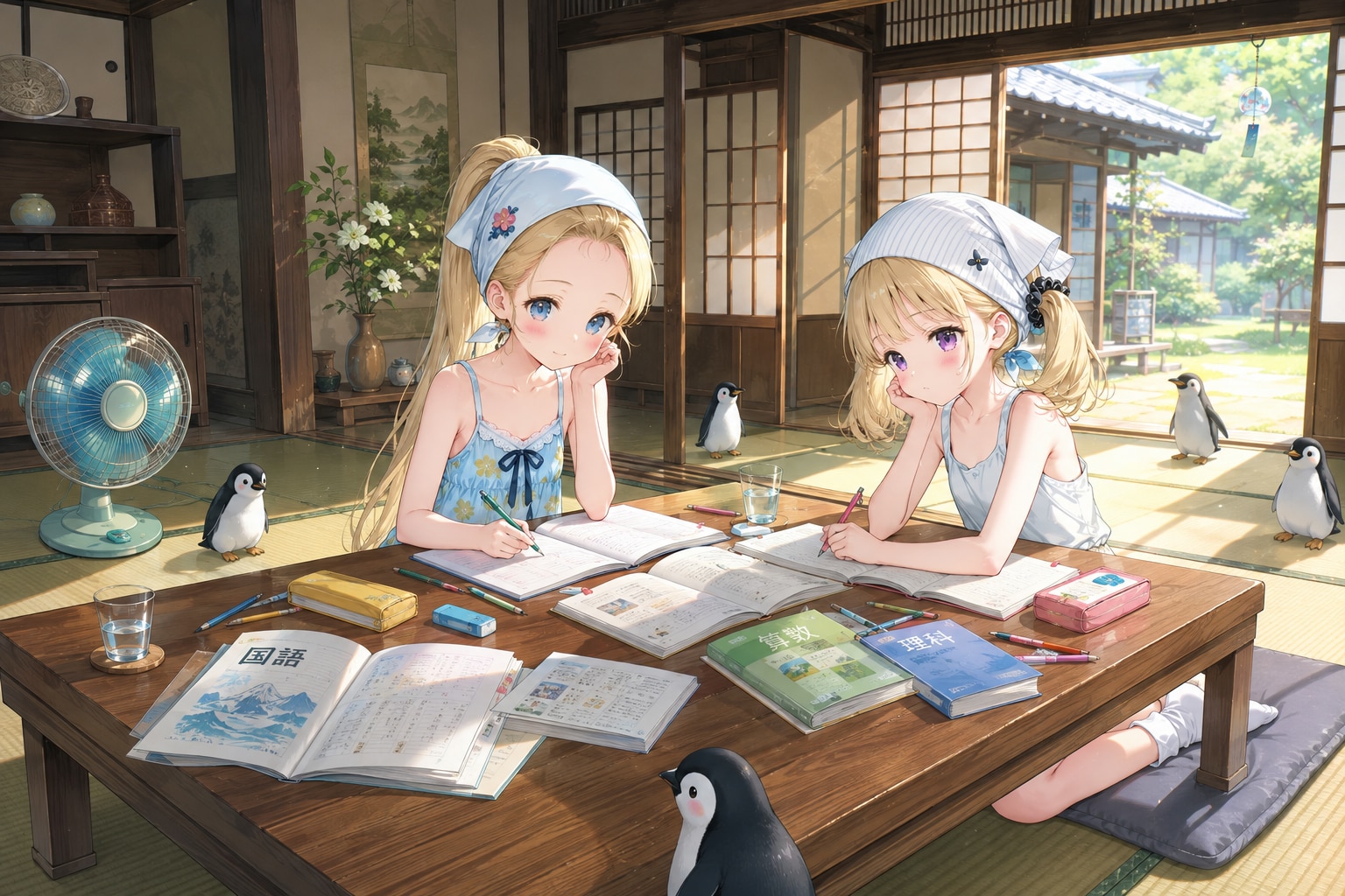 Lad os gøre vores bedste med vores lektier!（宿題がんばってやろうね）