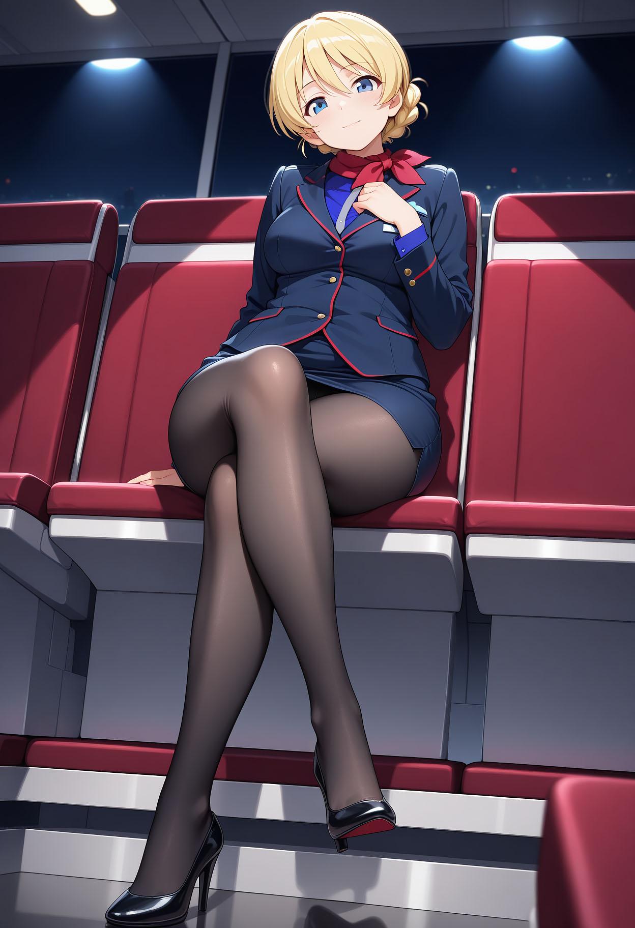 CAさんのおみ足