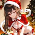 クリスマス蛇のお姉さん 3枚目